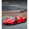 1/24 Ferrari ENZO Alloy Sports Car Model Diecast Metal Racing Super Vehicles Car Model High Simulation Sound and Light Children Toy Gift