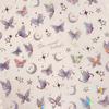 1 Piece 5D Retro Colorful Hand-painted Butterfly Nail Stickers Shell Light Butterfly Rhinestone Soft Relief Nail Art Stickers