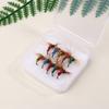 5/10Pcs Fly Fishing Lure Kit Artificial Insect Fishing Bait Fast Sinking Brass Bead Head Scud Fly Worm Trout Fishing Lure