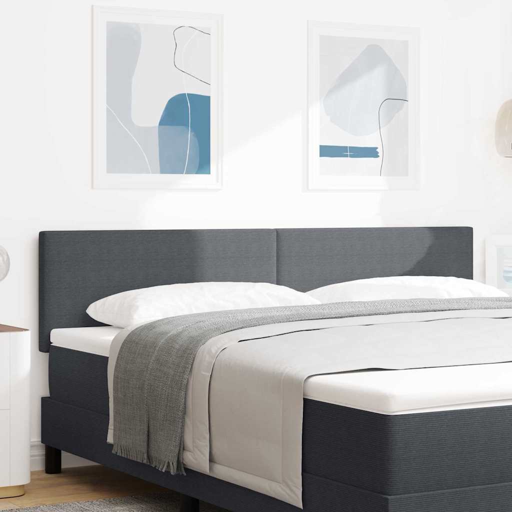 vidaXL Kopfteil Dunkelgrau 180 cm Cordstoff graue
