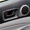 for 12-15 Toyota Tacoma car interior modified carbon fiber front and rear door handle decoration stickers