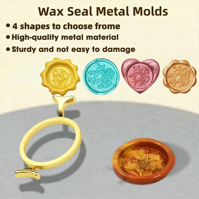 Wax Seal Metal Mold Holder Stamp Shape Fixed Card Making Invitation Wedding Seal Shape Seal Accessories Scrapbooking Supplies 37