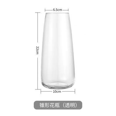 1 Simple Solid Color Glass Vase, Spring and Summer Home Decoration, St. Patrick's Day Easter Decoration