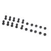 10 Set Motorcycle Disc Brake Caliper Dust Cap Rubber Caliper Shock Absorber Dust Cover for Scooter