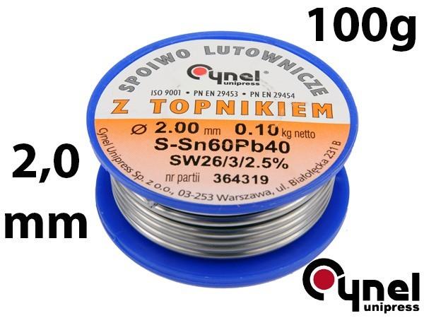 Soldering Filler Metal Sn60pb40 2.0/100 76818 CYNEL