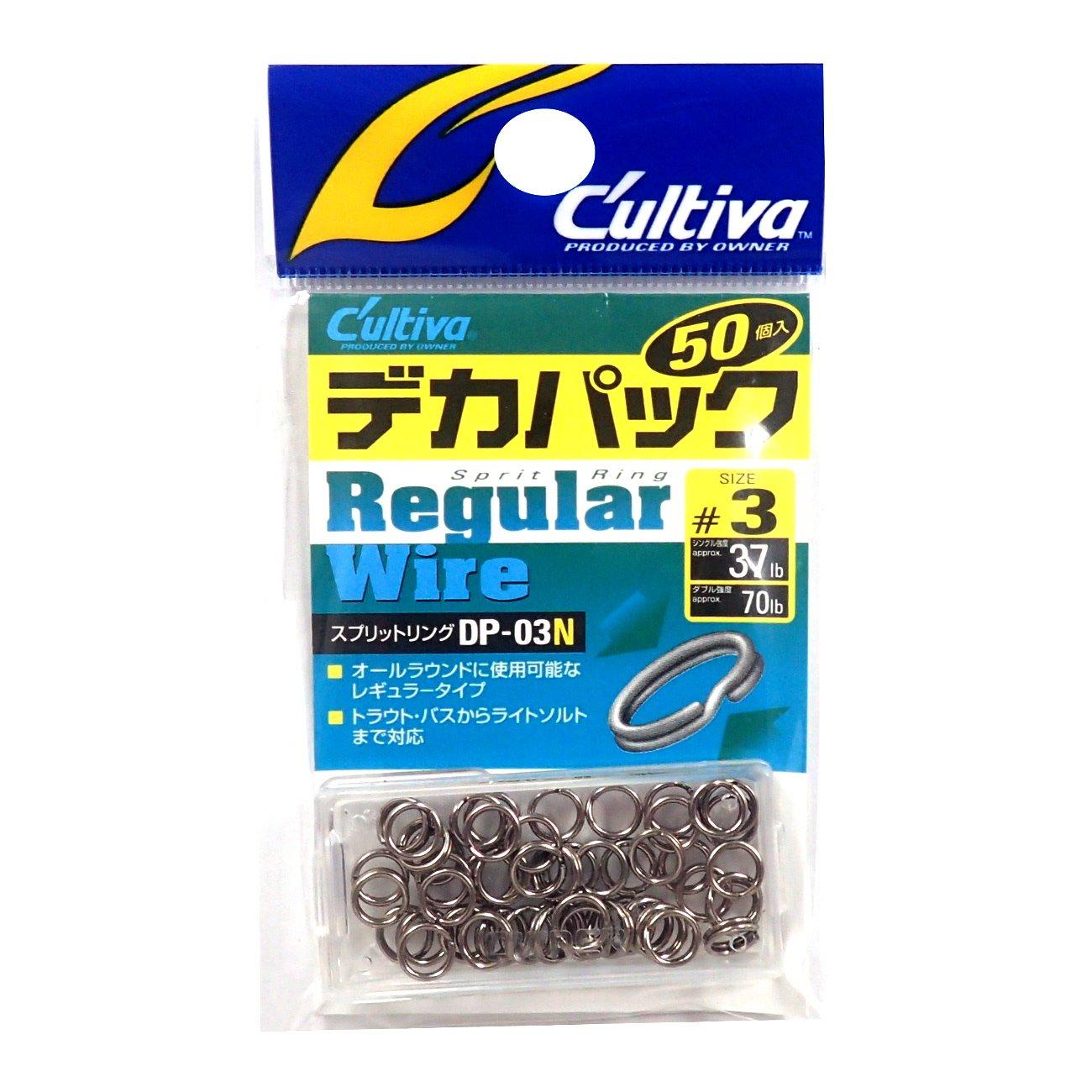 OWNER Split Ring DP-03N Split Ring Regular Wire N Deka #3