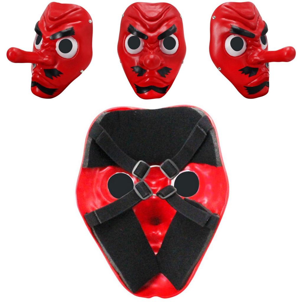 Halloween Dämonentöter Tengu Maske Mit Schuppenmuster Für Cosplay Und Mottopartys