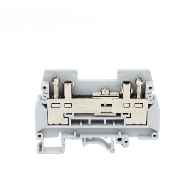 URTK/S ERTK/S Jednoduchý test Odpojovací svorkovnice Univerzální šroubové připojení Drátový elektrický konektor DIN lišta Svorkovnice