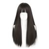 Halloween Women Layered Wigs Realistic Lolita Cosplay Wigs Long Straight Hair Wigs  Party