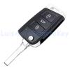 3 Buttons Half-Keyless Remote Car Key Fob 434MHz MQB48 Chip for VW Seat Leon Ateca Golf7 MK7 Touran Polo Tiguan Skoda Octavia