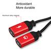 Aluminum Alloy 2-in-1 Cable Headphone Jack Splitter Adapter Fast Charging Port Dual Converter