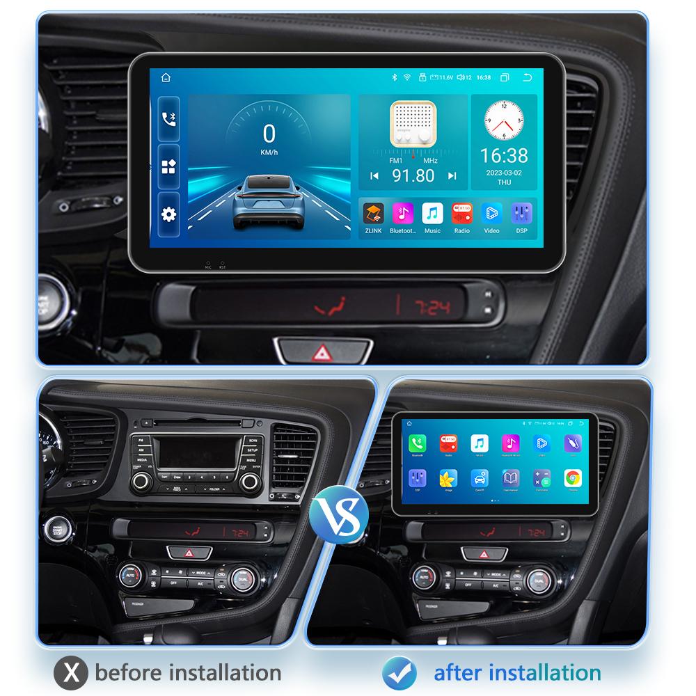 4G-LTE Android Car Radio for Kia K5 Optima 2011 2012 2013 2014 2015 Multimedia Video Player Navigation 2din Carplay Stereo Audio Intelligent Screen
