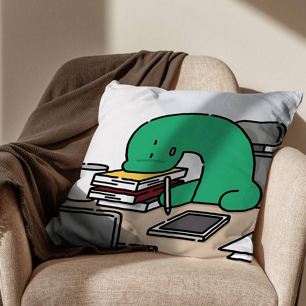 Green dinosaur Brachio Cushion Cover Suitable For Sofa Car Bedroom Office Cushions Decorative Pillow Case