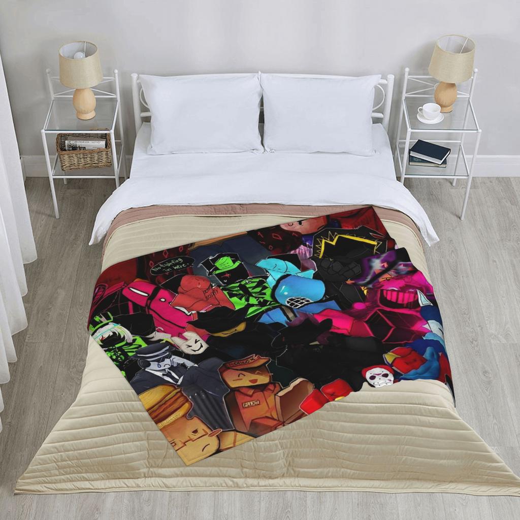 Forsaken Game Blankets Flannel Funny Breathable Throw Blanket for Coverlet All Season