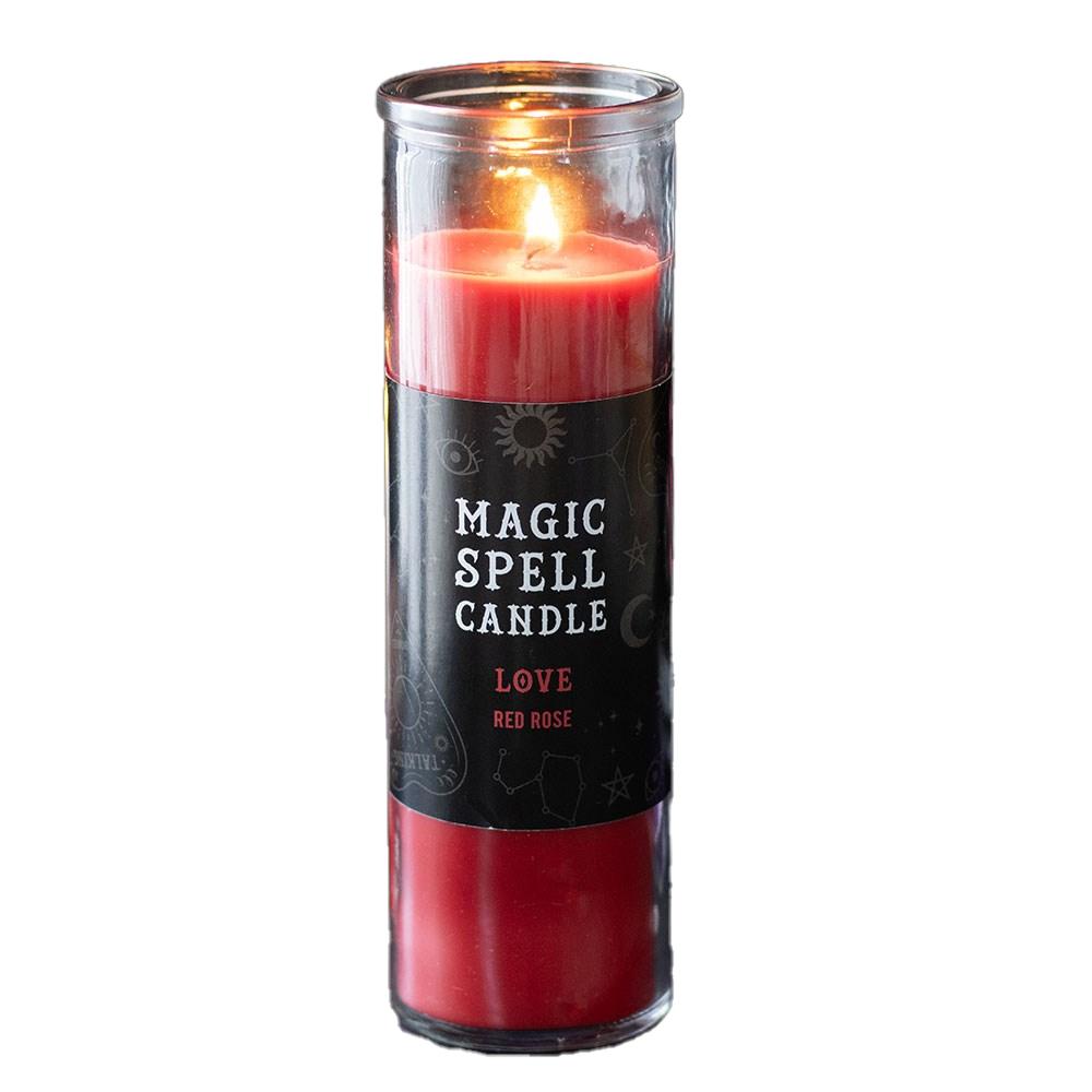 Something Different Love Magic Spell Red Rose Tube Candle