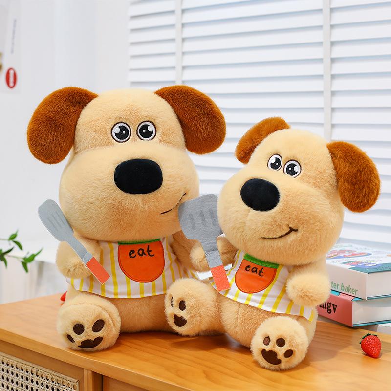 New Medela chef puppy plush toy doll dog soothing doll gives girlfriend birthday gift