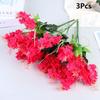 Artificial Hyacinth Lavender Bouquet Fake Flowers For Home El Garden Wedding Decoration Plastic Floral Arrangement