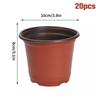 50/100Pcs Plastic Flexible Plant Nursery Flowerpot Cultivation For Succulent Plant Mini Pots Simple Planting Seedling Pot Plants