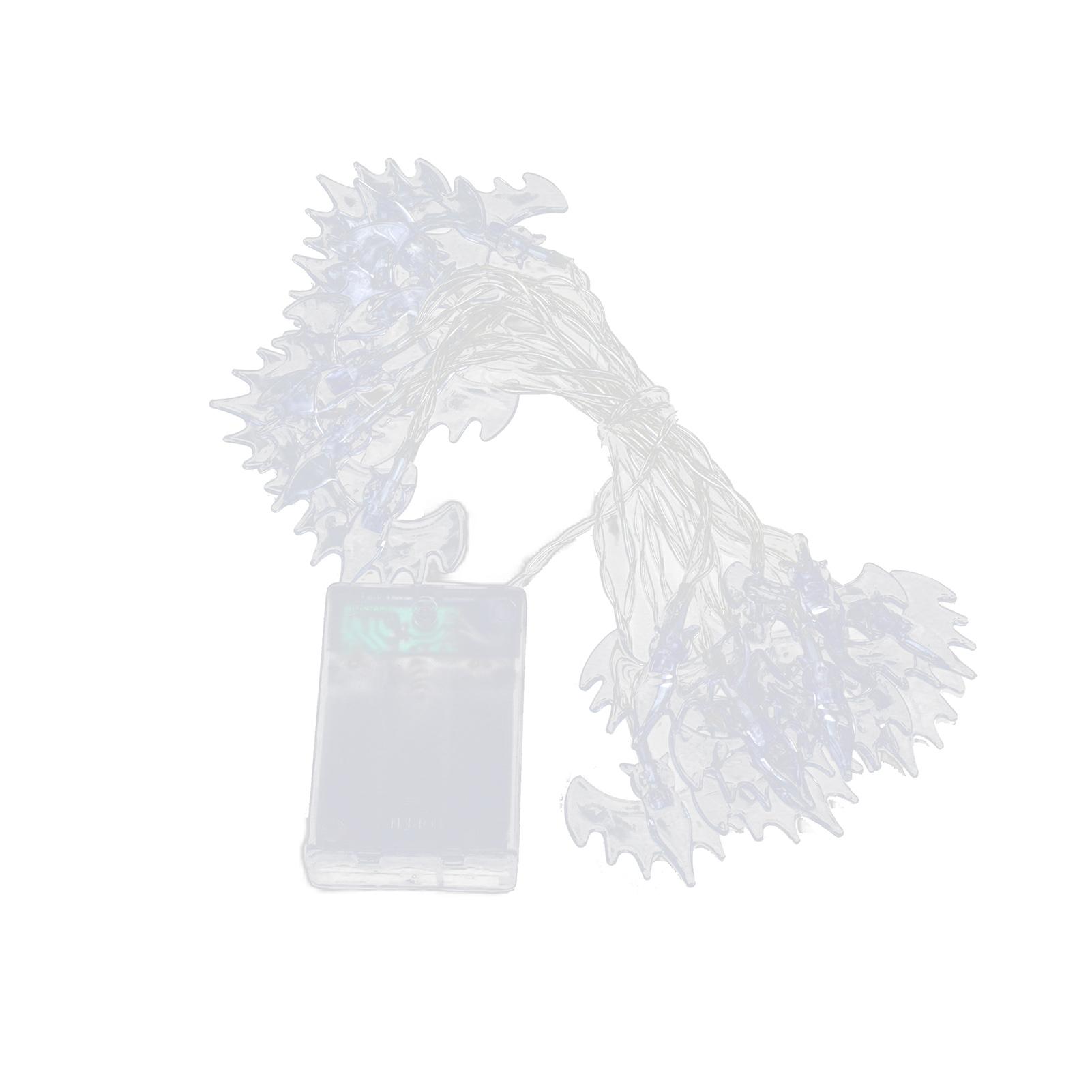 Bat Lights Halloween Purple LED Decoration 2 Lighting Modes String Light for Indoor Outdoor