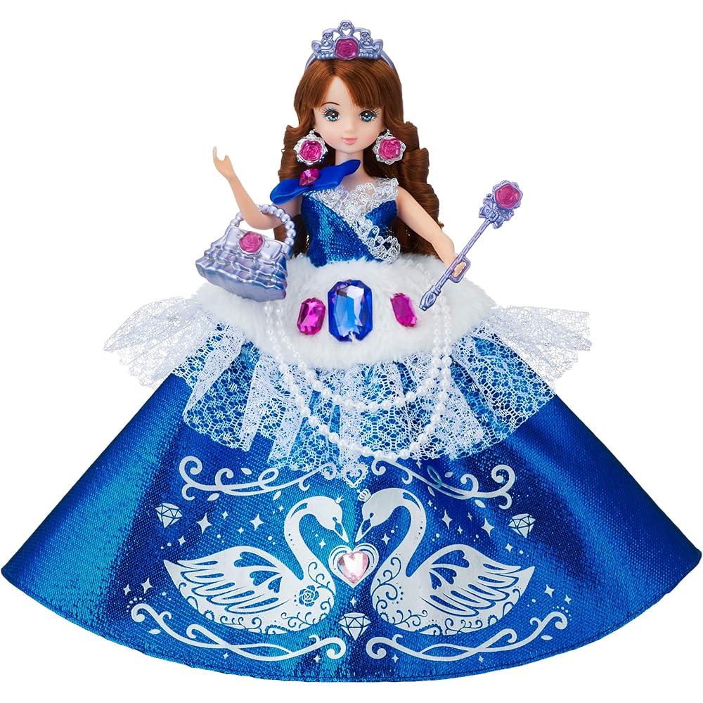 Licca-chan Dream Princess Doll Blue Swan Maria 30cm Collectible Toy