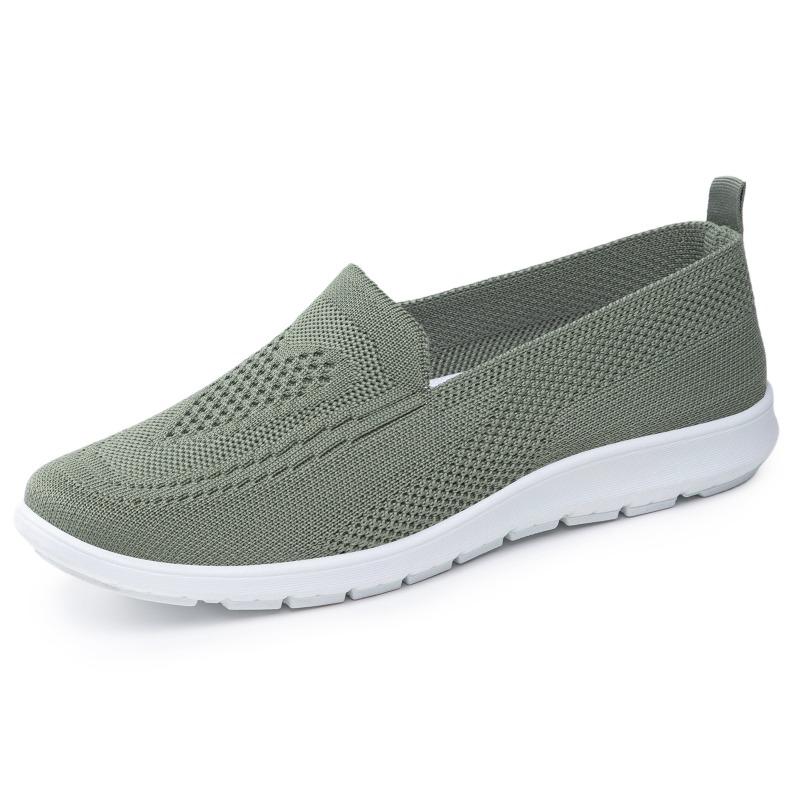Beijing cloth shoes new women's shoes casual breathable flat-soled single shoes one pedal soft-soled shoes casual shoes