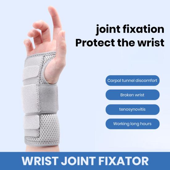 1 Par Karpaltunnelsyndrom Håndleddsstøtte for Artritt Seneskjedebetennelse Forstuving Håndskinne Beskyttelse Pustende Skinne Støtteortose for Skader Trening