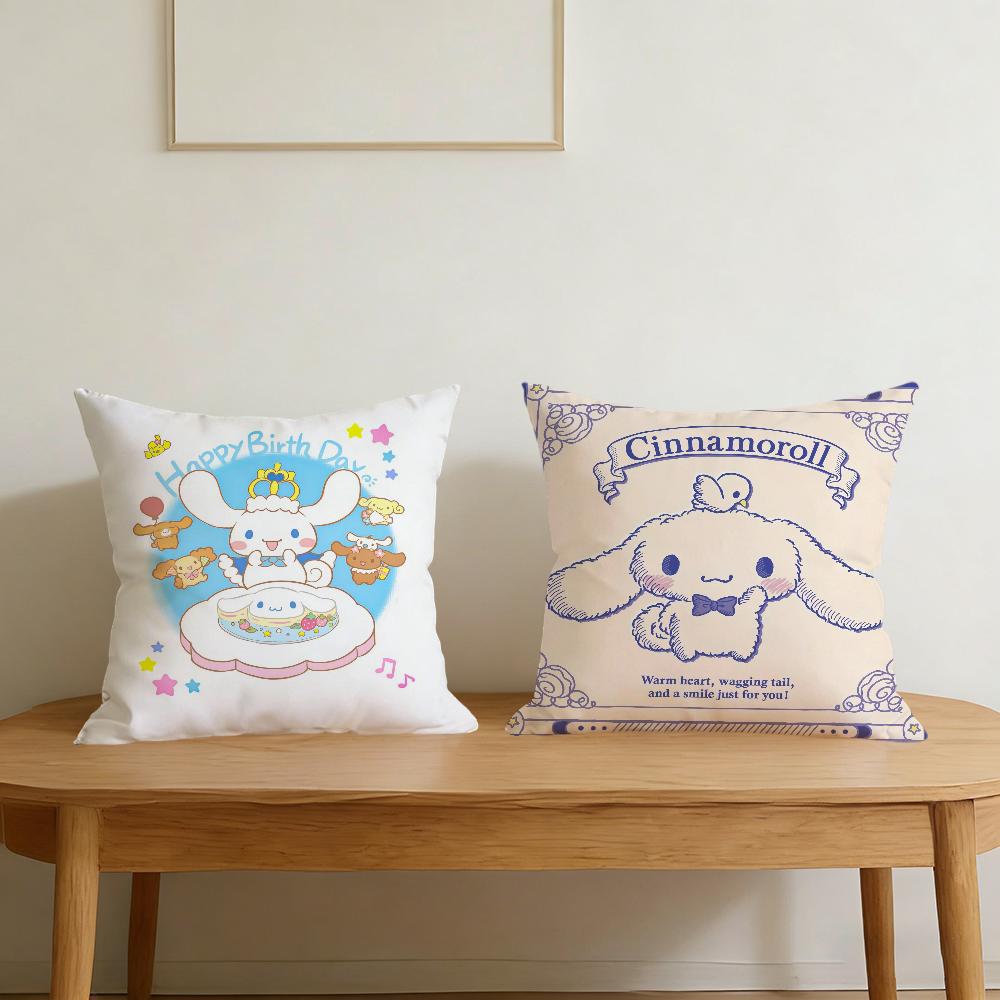 C-Cinnamoroll-L Cartoon Cushion Cover For Pillow Printing Sofa Decoration Home Car Room Coffee Shop Office Nordic Simplicity