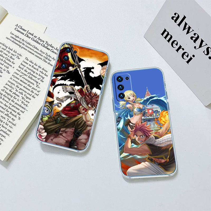 JO22 Fairy Tail Phone Case for Motorola E22S E7 G6 G7 G8 G9 Plus Power Play G10 G20 G04 E30 E40 E22 E20 E13 G22 G23 G Stylus Play