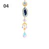 1 Pcs Crystal Prism Ball with Agate Slices Window Prisms Suncatcher Clear Wind Chimes Hanging Ornaments
