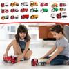 1:38 Alloy Car Series Tow Truck Trailer Garbage Car Fire Truck Transport Vehicles For Kids Toys