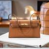 New Leather Women's Bag Goat Pattern Leather Vertical Open Pattern Erin One Shoulder Armpit Bag Long Clutch
