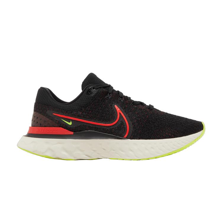 Nike React Infinity Run Flyknit 3 Black Siren Red 40.5