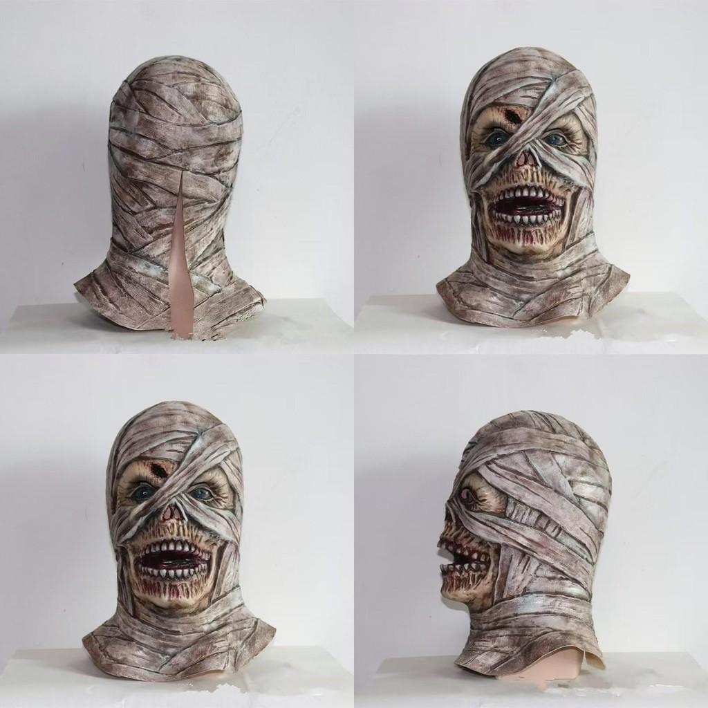 Mummy Latex Halloween Mask With Diy Terror Design For Costumes And Holiday Parties