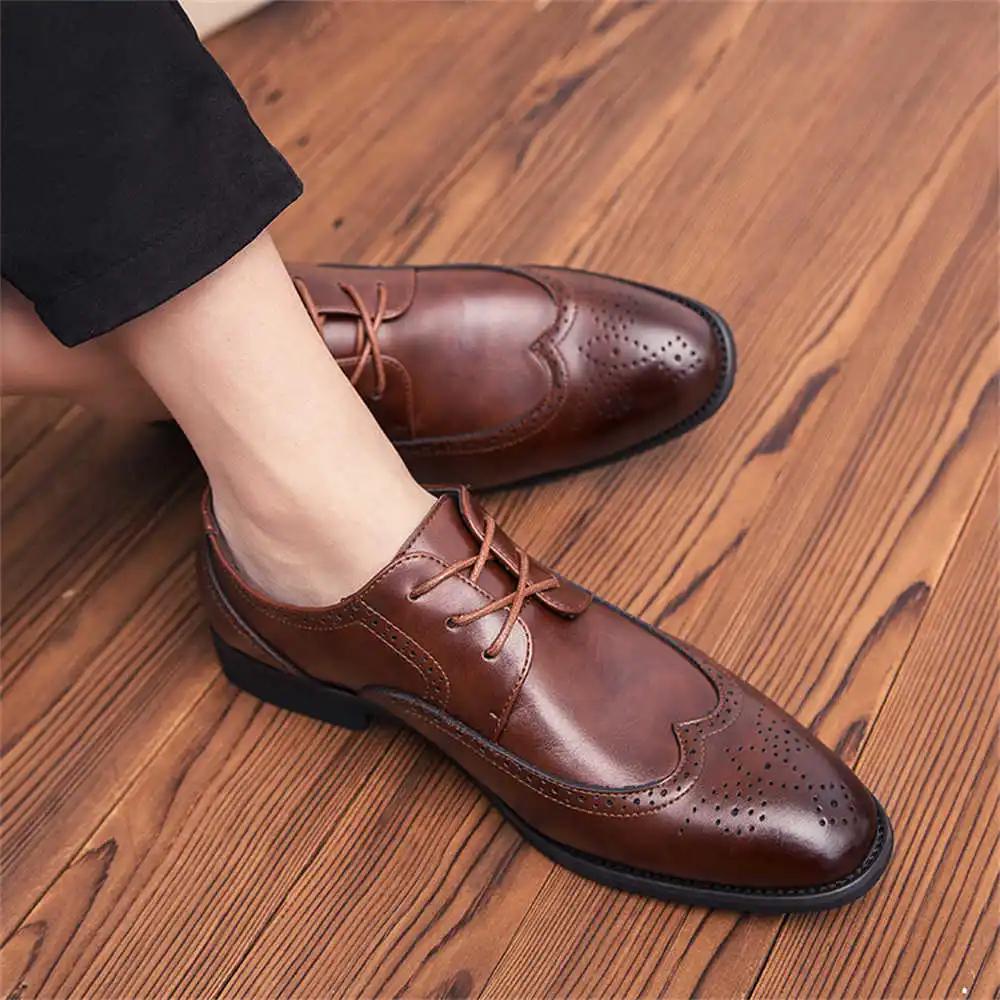 Thick-heeled Marriage Sneakers Walking Size19 Men's Shoes Sports Universal Brand Snaeaker Runing Super Sale