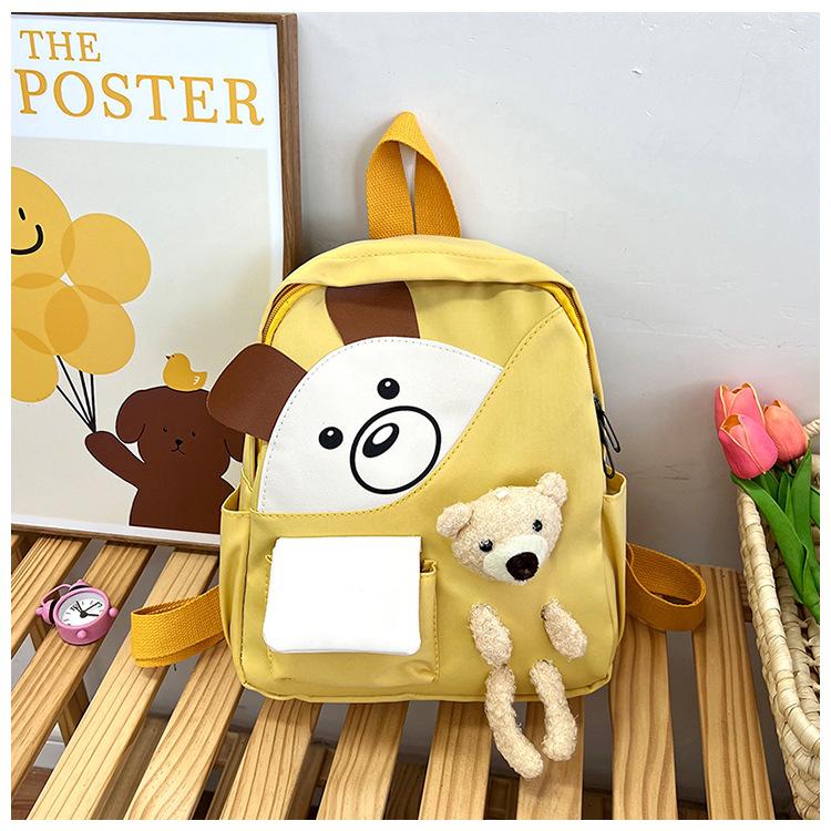 Schoolbag Backpack Primary School Students Kindergarten Cute Cartoon Children Class Backpack Lightweight Bear Printed Schoolbag