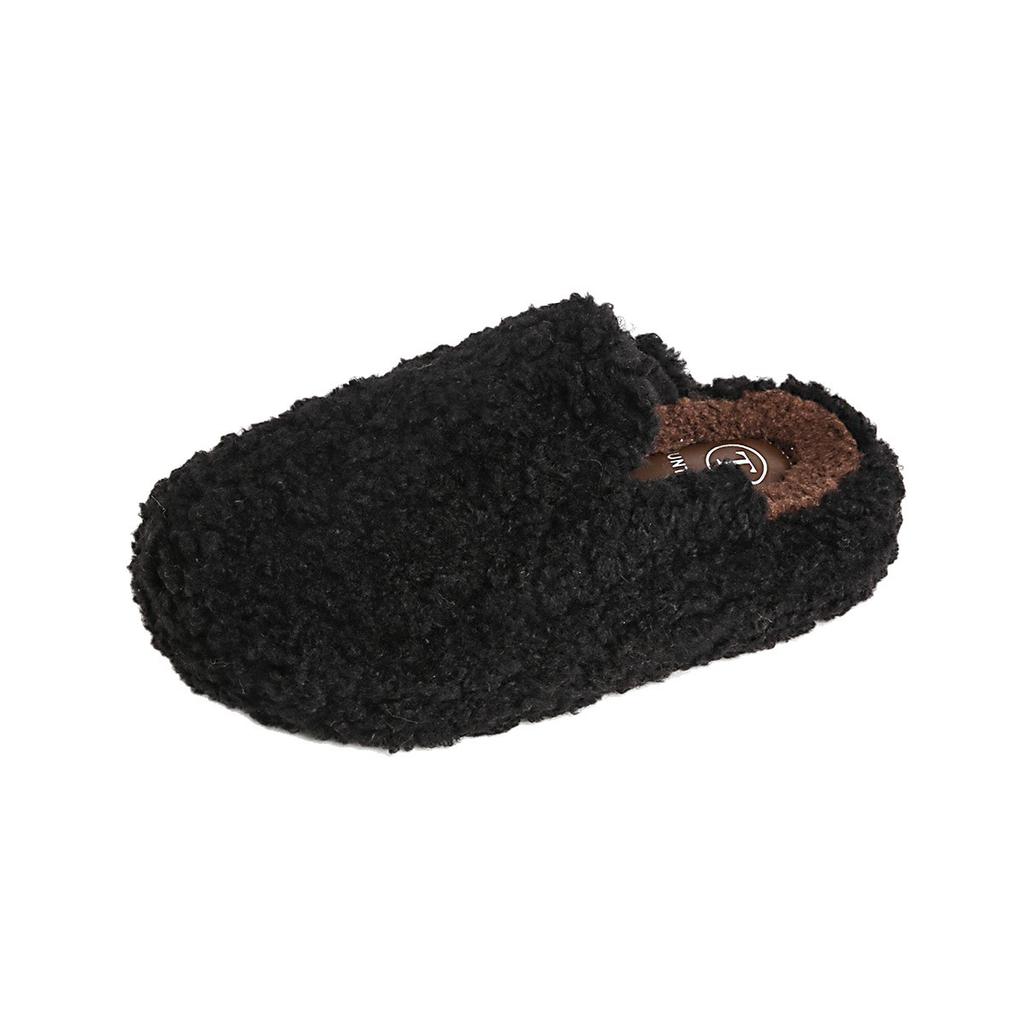 Plus Size Shoes for Women 35-42 Winter Short Plush Warm Slip on  Platform Wedges Comfortable Non-slip House Slippers Women Shoes