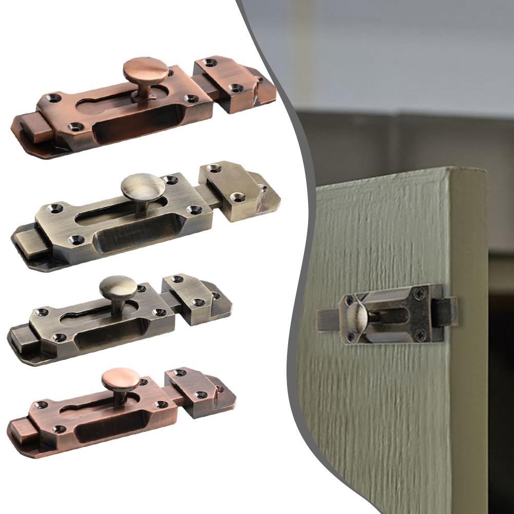 Door Latch Security Lock Antique Mortise Lock Window Door Buckle Sliding Gate Bolts Latch Home Hardware Slide Bolts Lock