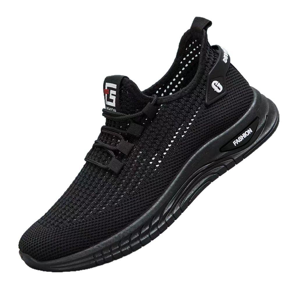 New spring and summer mesh shoes men's shoes 2025 large size casual sports mesh breathable trend lightweight running trend shoes