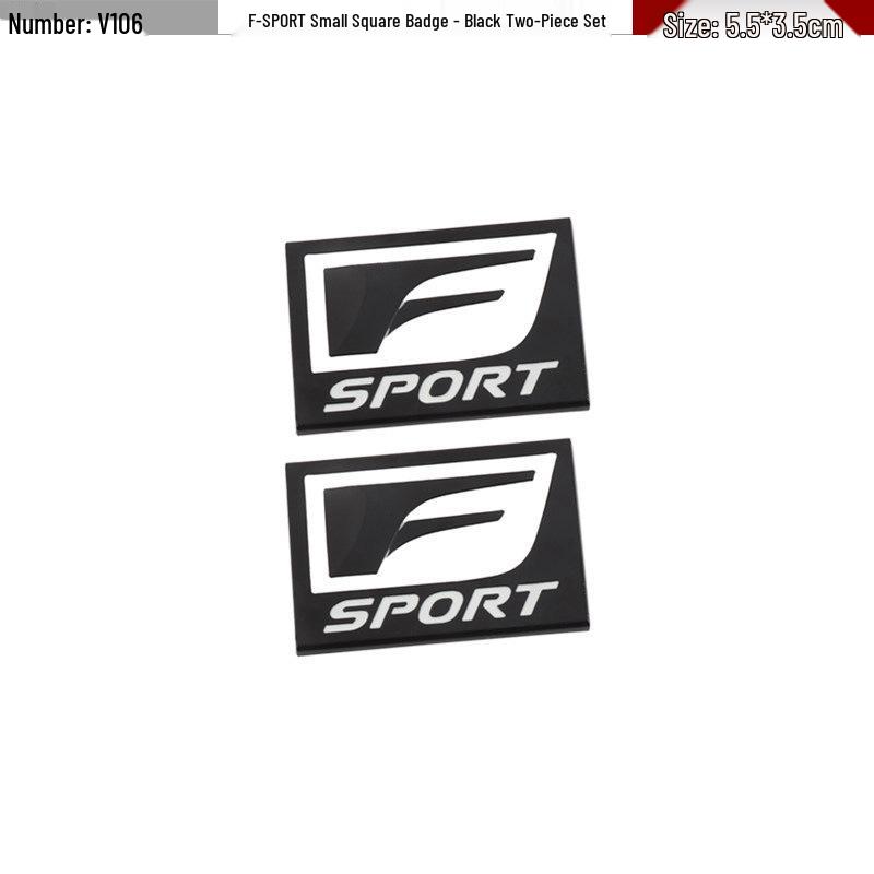 Emblems for Lexus IS200T, NX, CT200: FSPORT, Rear, & Side