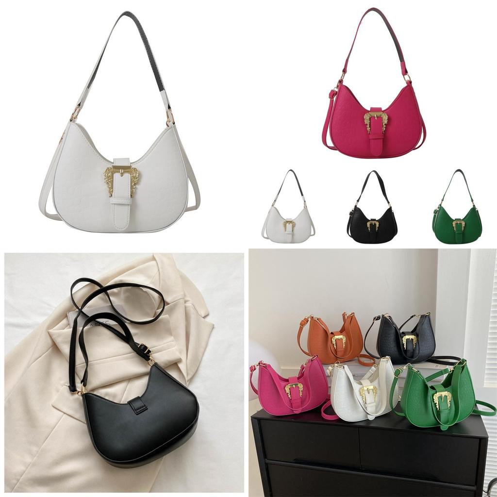 Trendy Pu Material Cross-border New Fashion Shoulder Bag Underarm Bag For Women