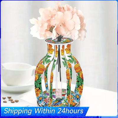 Garden Butterfly Desktop Diamond Art Kits Rhinestones Desktop Ornaments 5D DIY Diamond Art Tabletop Decors for Home Office Decor
