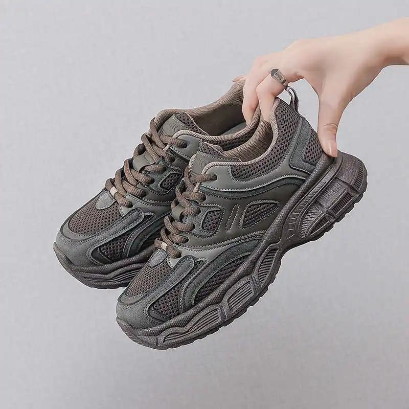 Fashion Chunky Outdoor Woman Shoes Black Loafers Hiphop Sneakers Yellow Boots Sports Offers New In Special Use Low Prices Festival