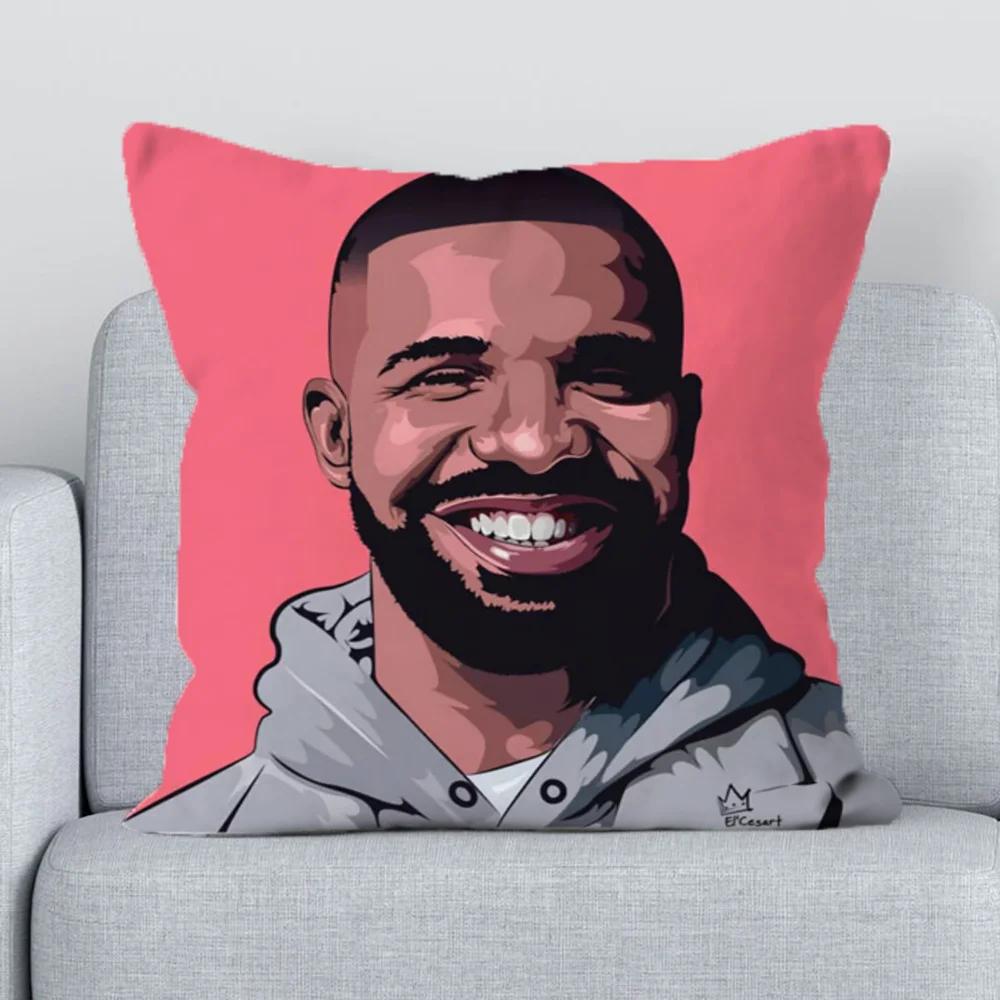 D-Drake Kissen Umarmungen Kissenbezug 45*45 Stuhlkissen Dekorative Kissenbezüge 40x40 Zierkissen für Wohnzimmer Sofa Bett