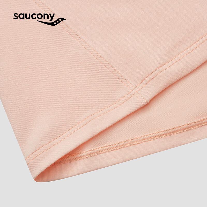 Saucony Women's Slim Fit Breathable Knit Short T-Shirt