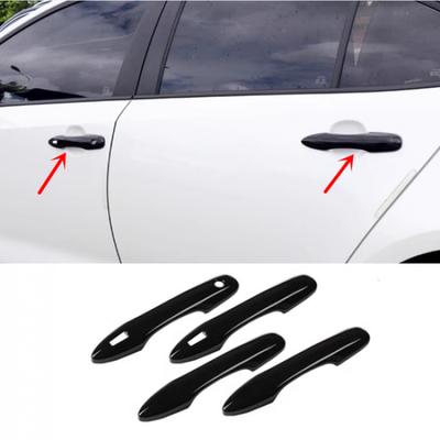 Bright Black Car Side Door Handles Cover Trim For Toyota Corolla -2026
