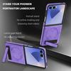 Samsung Z Flip7FE Magnetic Stand Crystal Shield Drop-proof Case