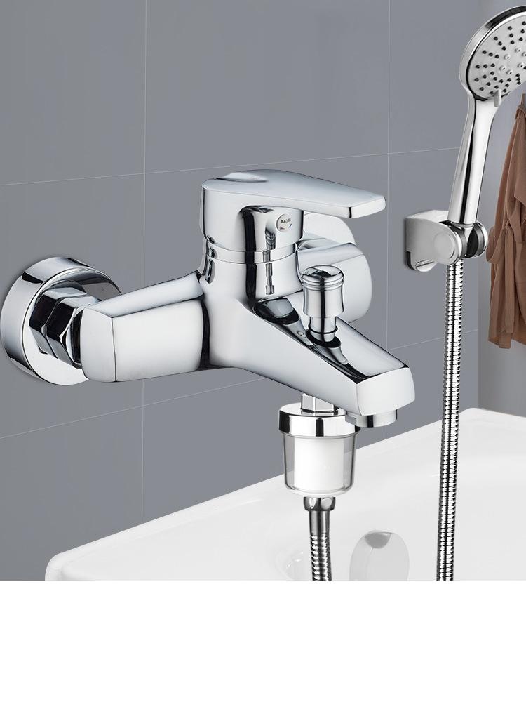 High Output Modern Universal Hand Shower Water Filter with Chrome Finish for Bathroom Faucet Accessories