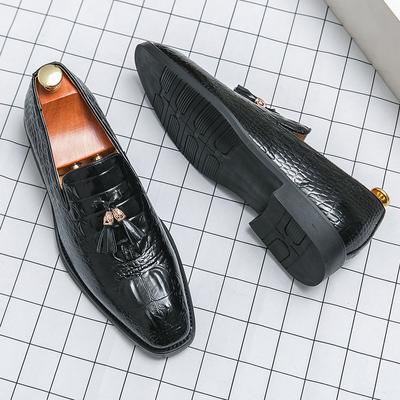 Ανδρικά Loafers Φούντα Επαγγελματικά Ανδρικά Παπούτσια Μαύρο Καφέ PU Παπούτσια για Άνδρες Μέγεθος 38-48 Ανδρικά Παπούτσια Φορέματος zapatos hombre