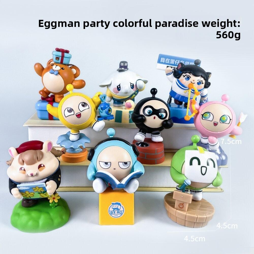 Party Eggy Collectible Assembly For Gaming Anime Fans Compact Size Great Gift