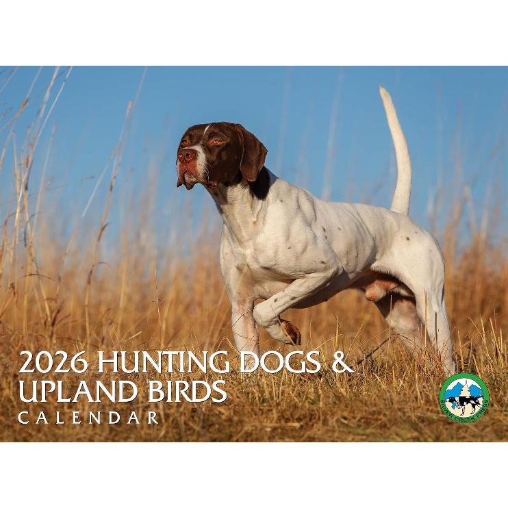 2026 Hunting Dogs and Upland Birds Wall Calendar